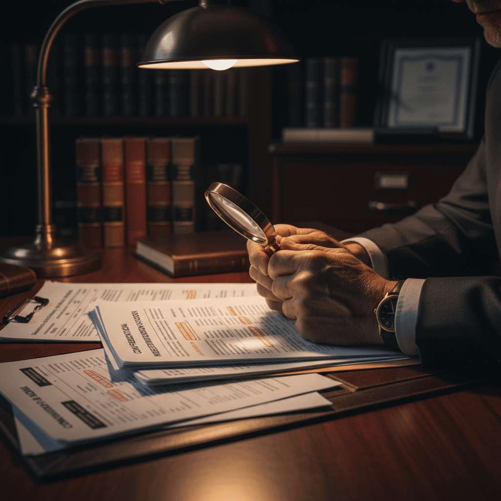 Forensic financial analysis work